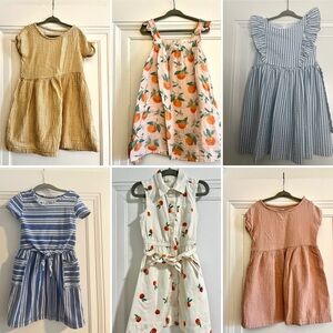 EUC Bundle Deal J. Crew Crewcuts x6 Dresses Angel Dear Carters (4 and 5)